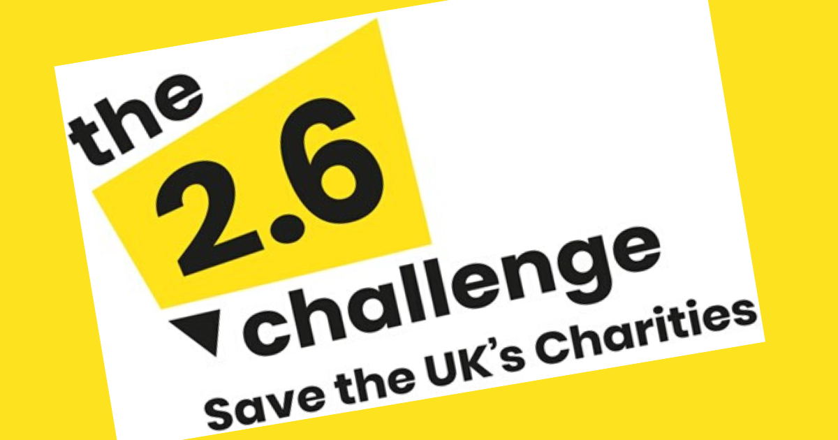 The 2.6 Challenge: Save our Charities