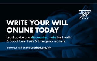 Cleaver Fulton Rankin has launched a free Will-writing service with Bequeathed