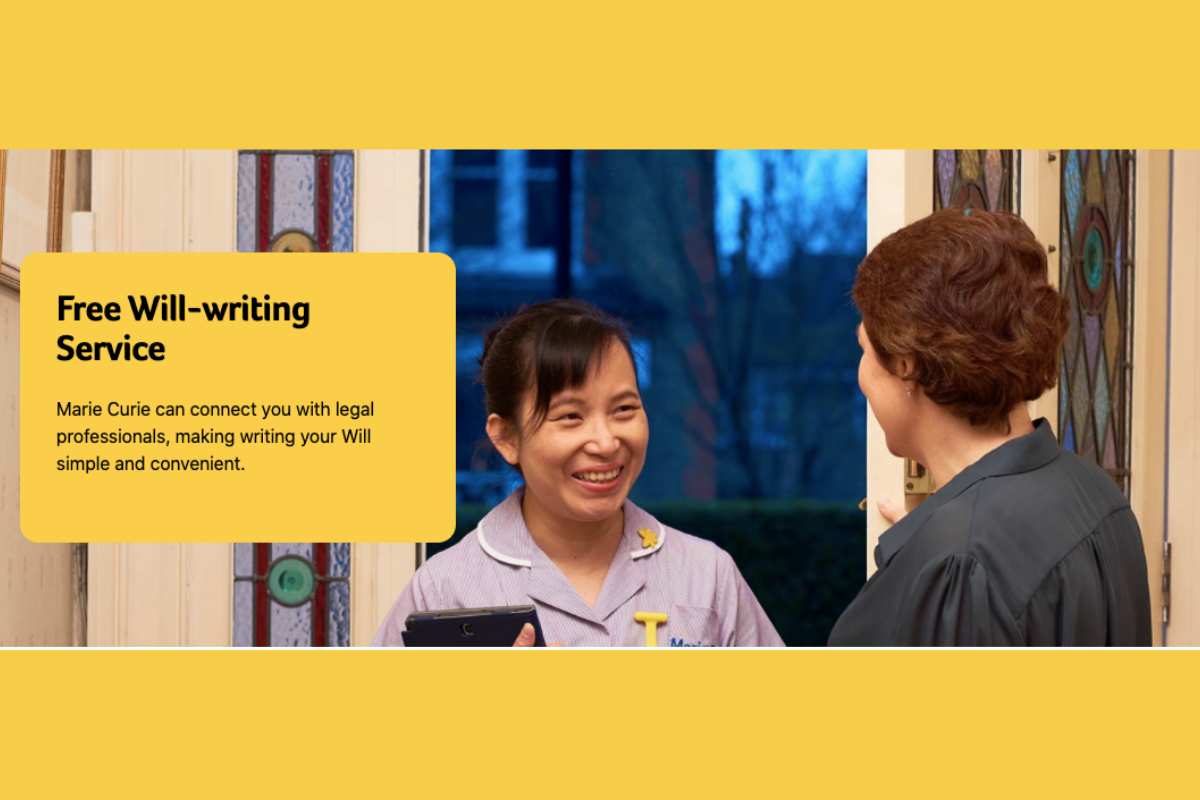Marie Curie Free Wills Scheme Extended…